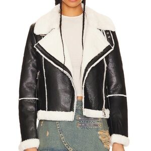 Superdown Genna zip up jacket Size Small